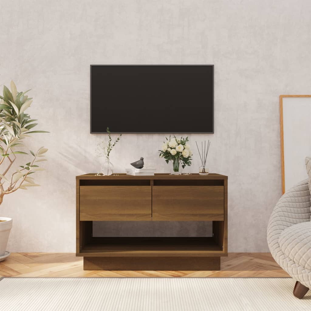 Tv-meubel 70x41x44 cm bewerkt hout