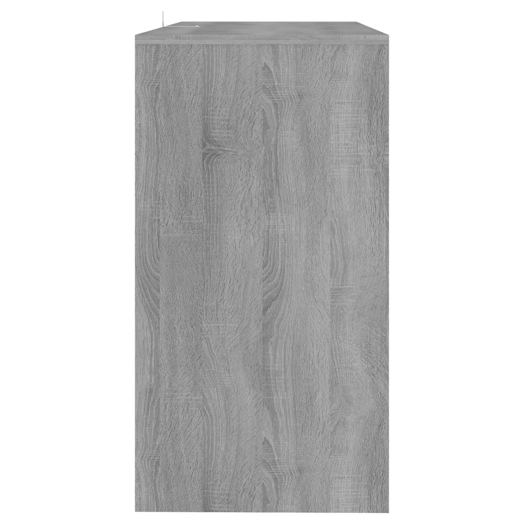 Wandtafel 89x41x76,5 cm bewerkt hout oud houtkleurig