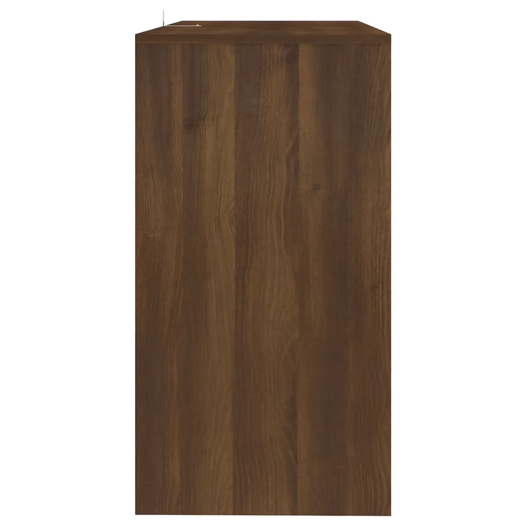 Wandtafel 89x41x76,5 cm bewerkt hout oud houtkleurig