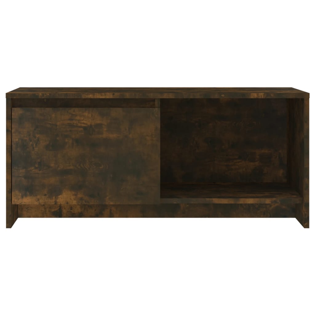 Tv-meubel 90x35x40 cm bewerkt hout eikenkleurig