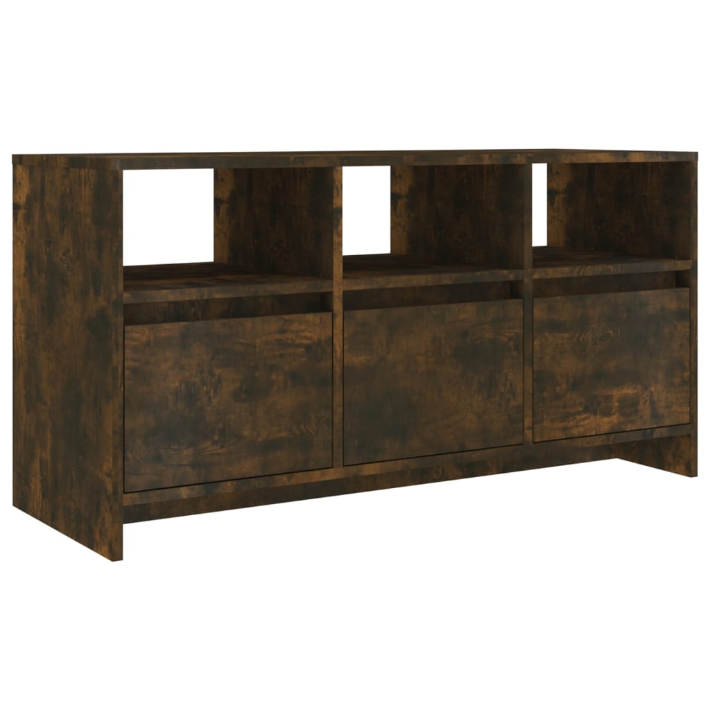 Tv-meubel 102x37,5x52,5 cm bewerkt hout eikenkleurig