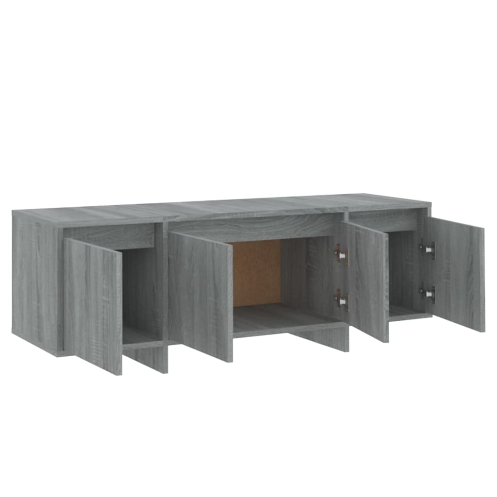 Tv-meubel 120x30x40,5 cm bewerkt hout eikenkleurig