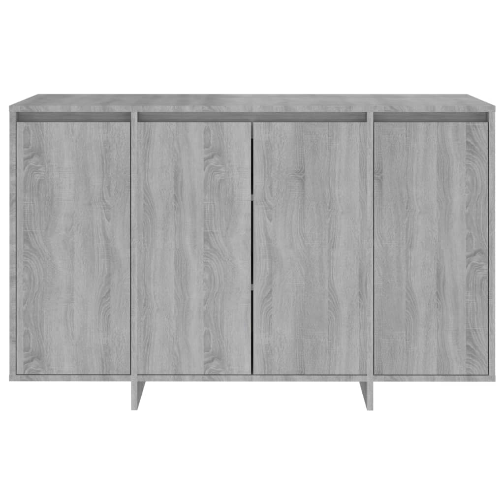 Dressoir 120x41x75 cm bewerkt hout eikenkleurig