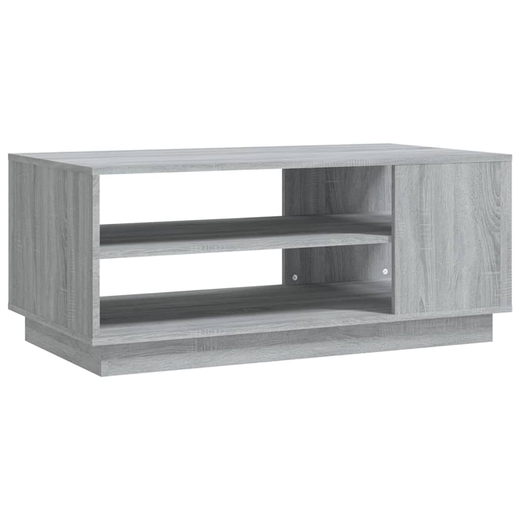 Salontafel 102x55x43 cm bewerkt hout