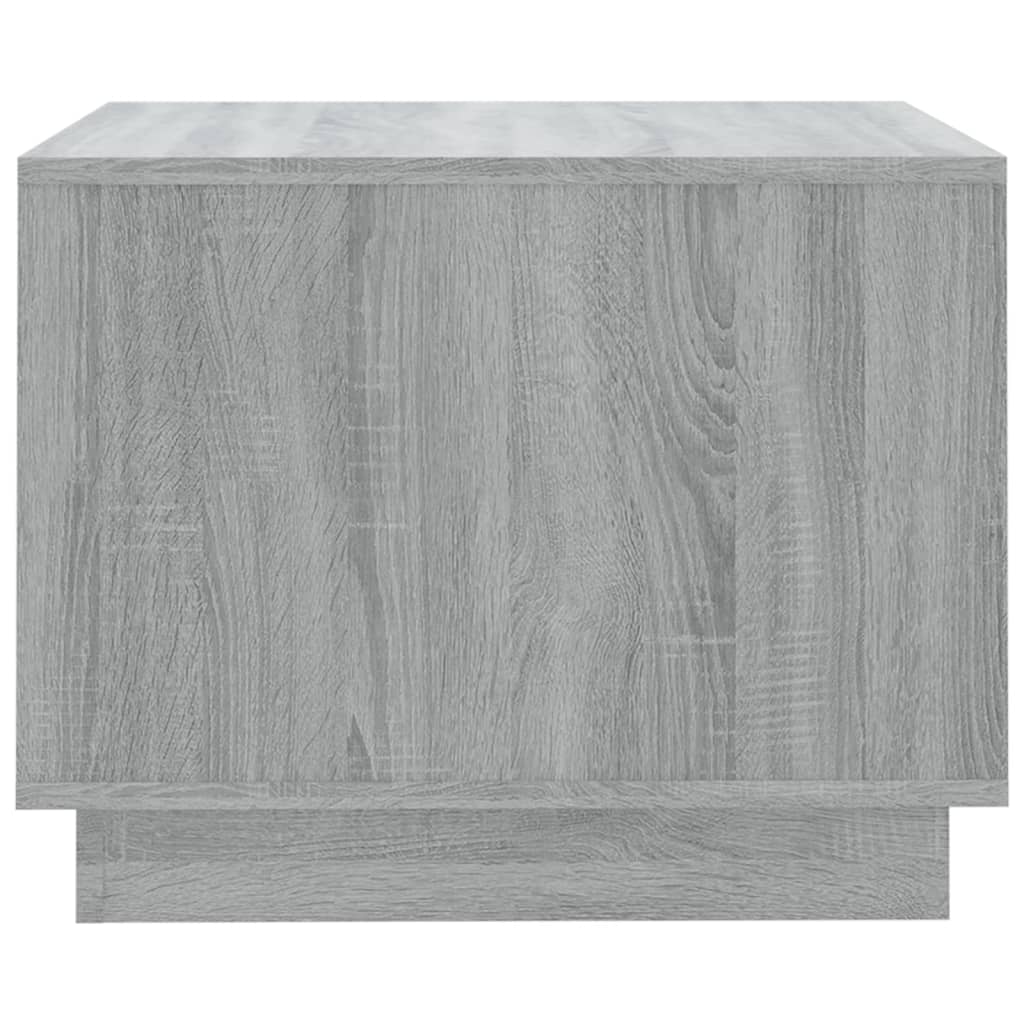 Salontafel 55x55x43 cm bewerkt hout eikenkleurig