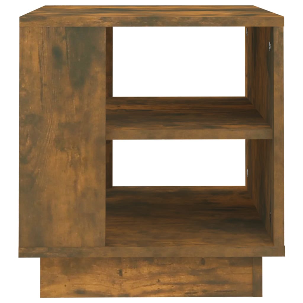 Salontafel 40x40x43 cm bewerkt hout