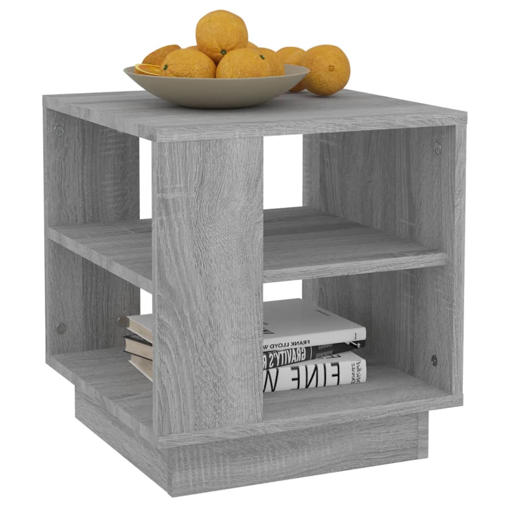 Salontafel 40x40x43 cm bewerkt hout