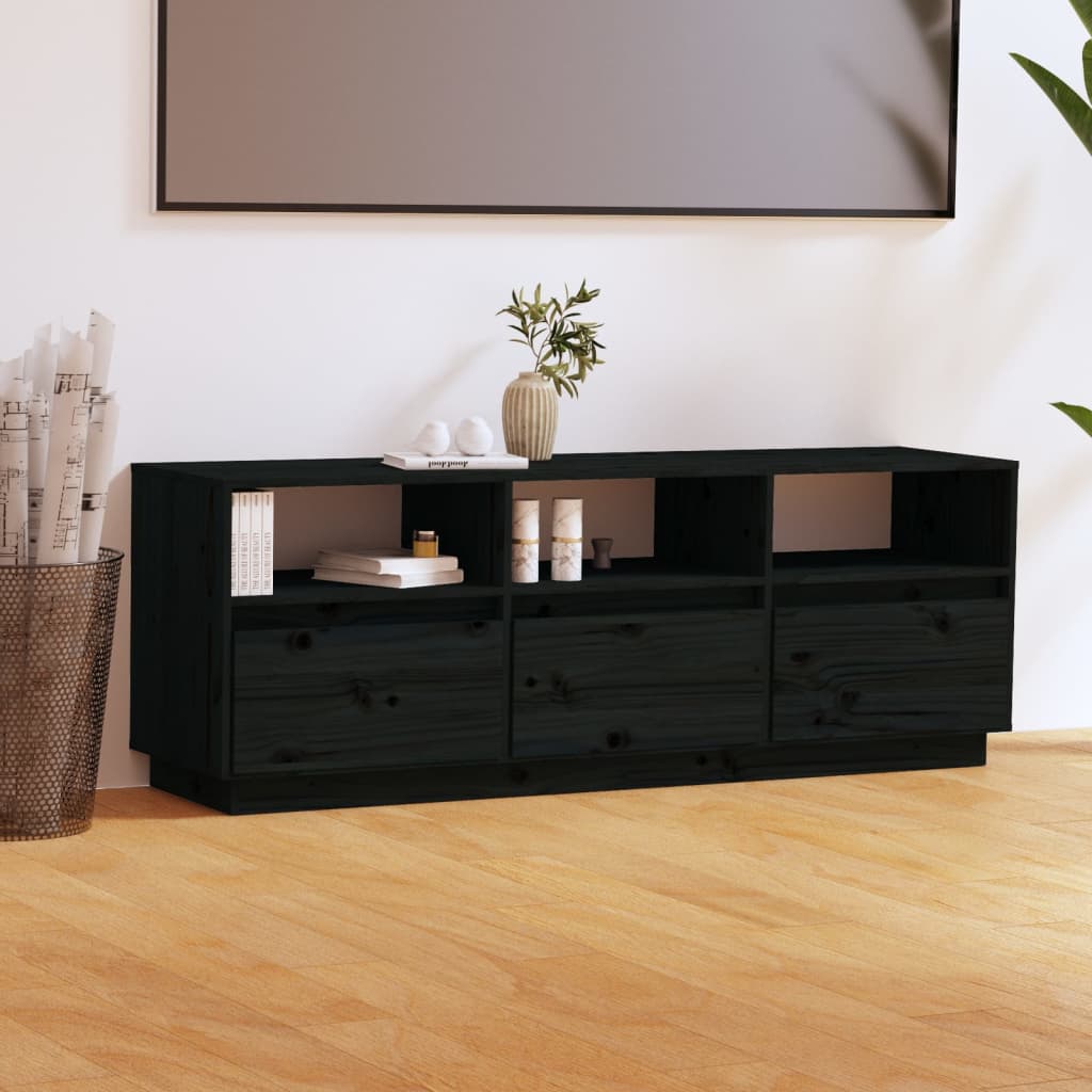 Tv-meubel 140x37x50 cm massief grenenhout