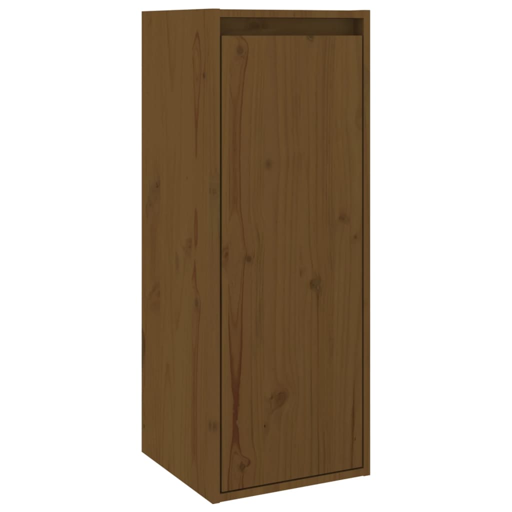 Wandkast 30x30x80 cm massief grenenhout