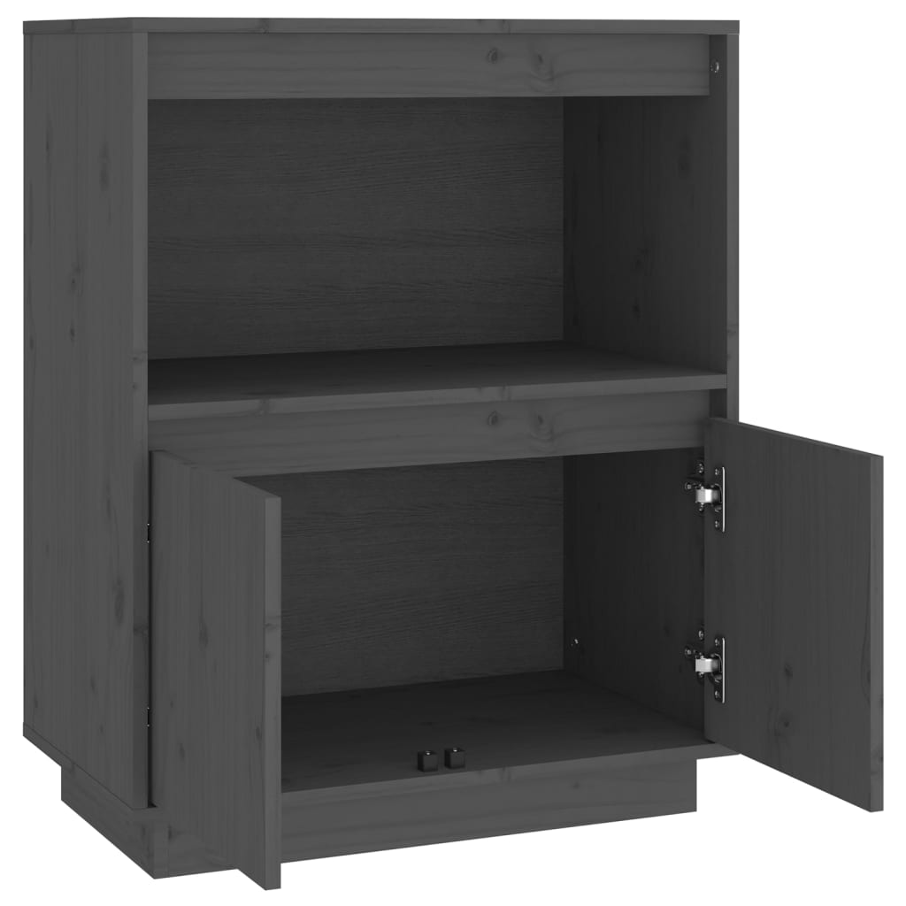 Dressoir 60x34x75 cm massief grenenhout