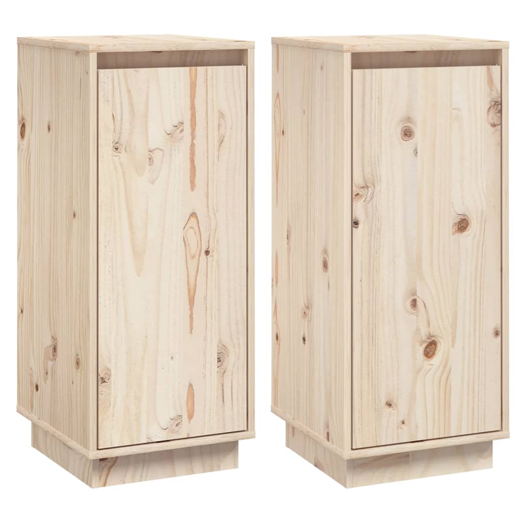 Dressoir 31,5x34x75 cm massief grenenhout