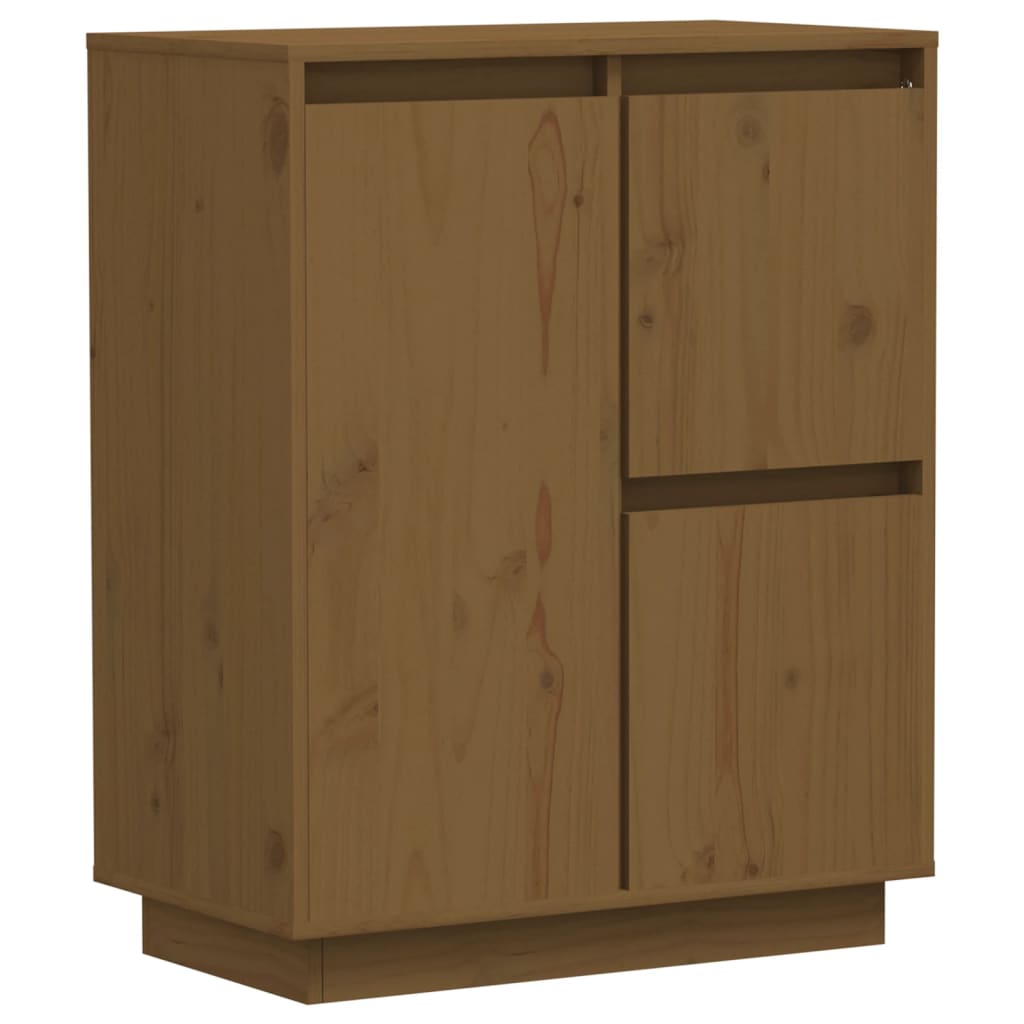 Dressoir 60x34x75 cm massief grenenhout