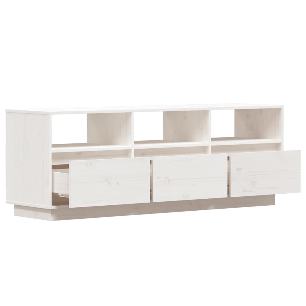 Tv-meubel 140x37x50 cm massief grenenhout