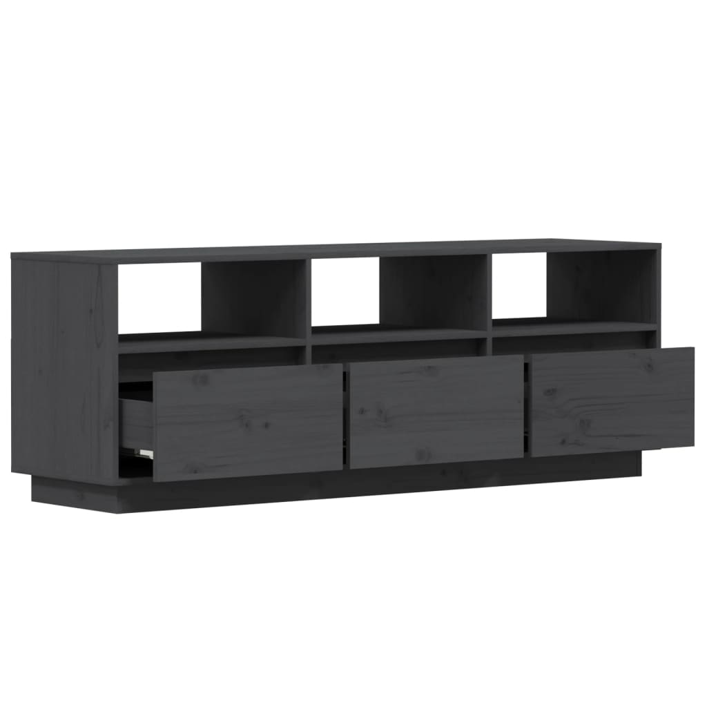 Tv-meubel 140x37x50 cm massief grenenhout