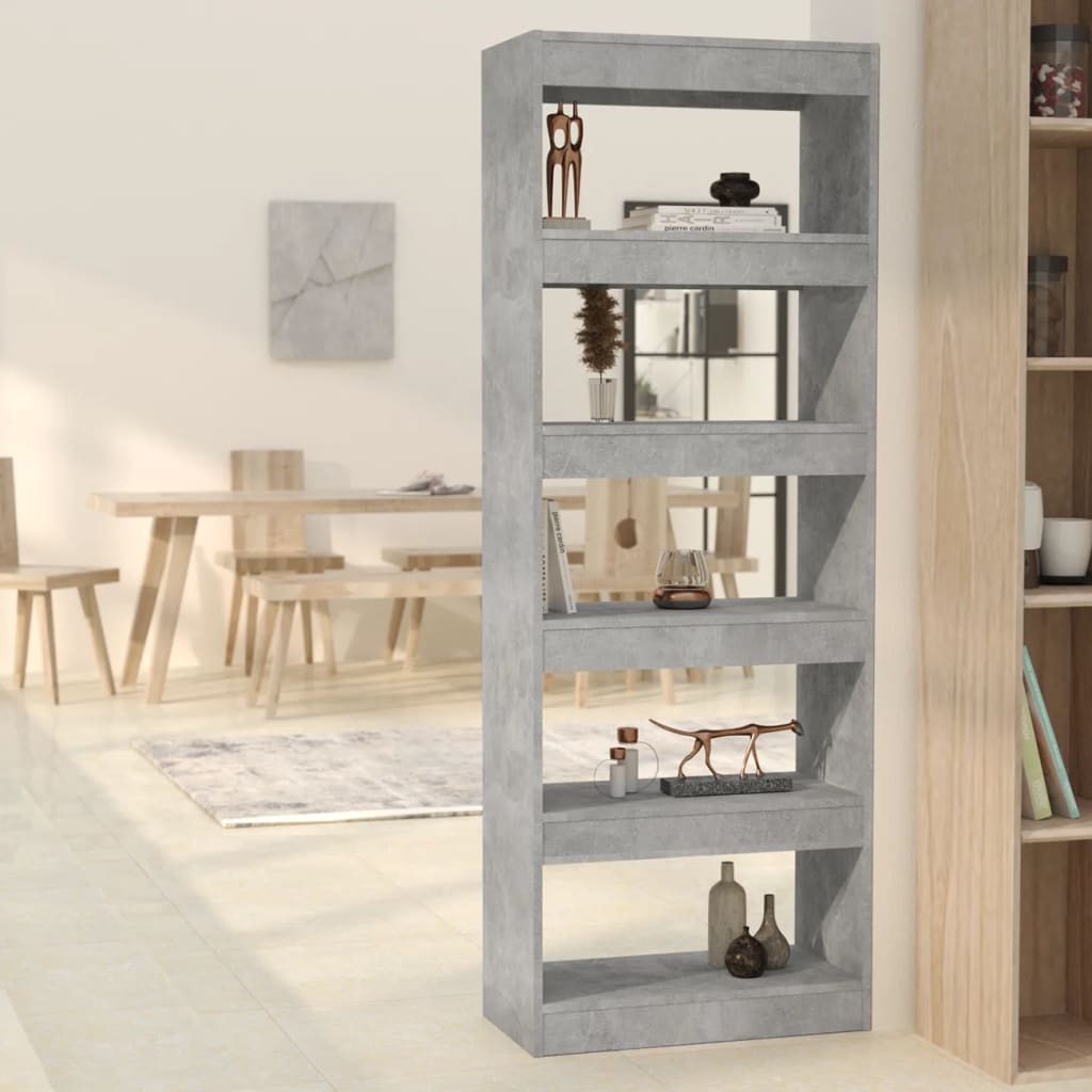 Boekenkast/kamerscherm 60x30x166 cm bewerkt hout