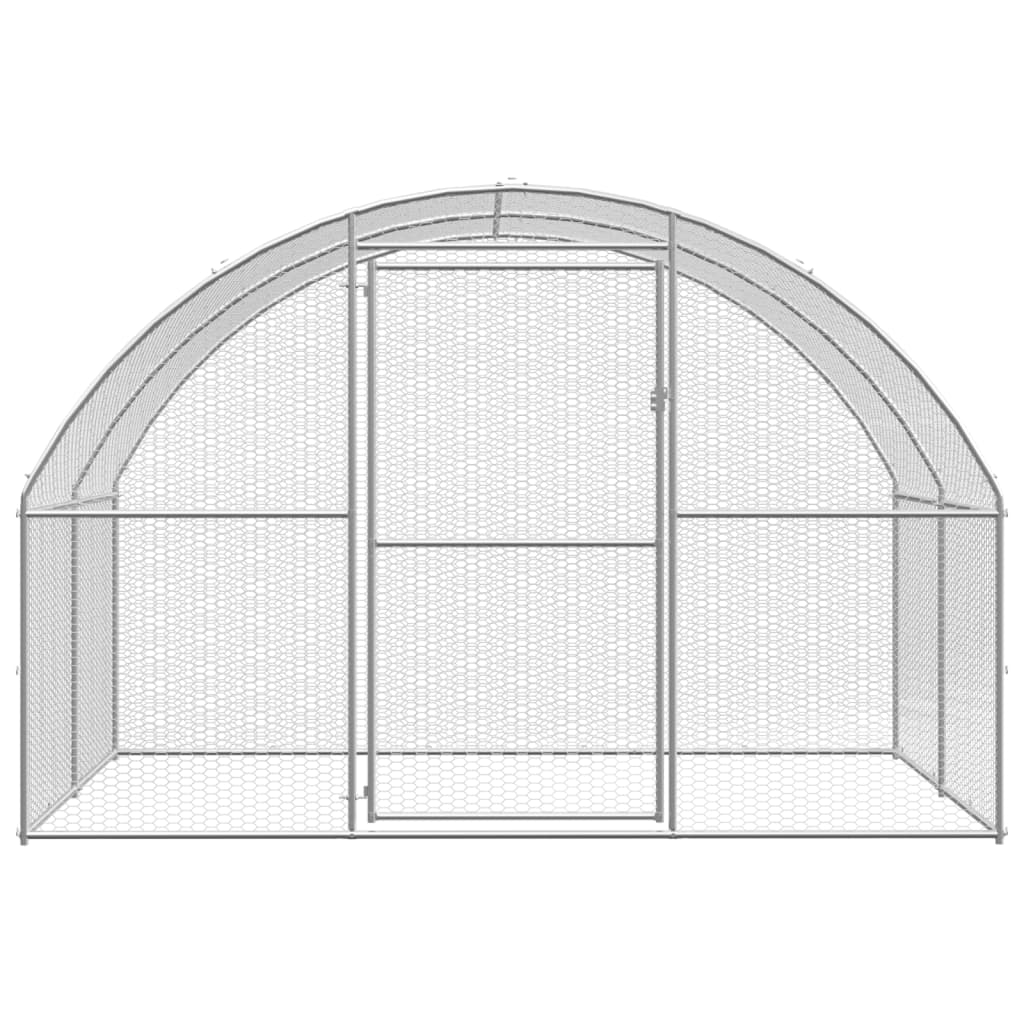 Kippenren 3x2x2 m gegalvaniseerd staal