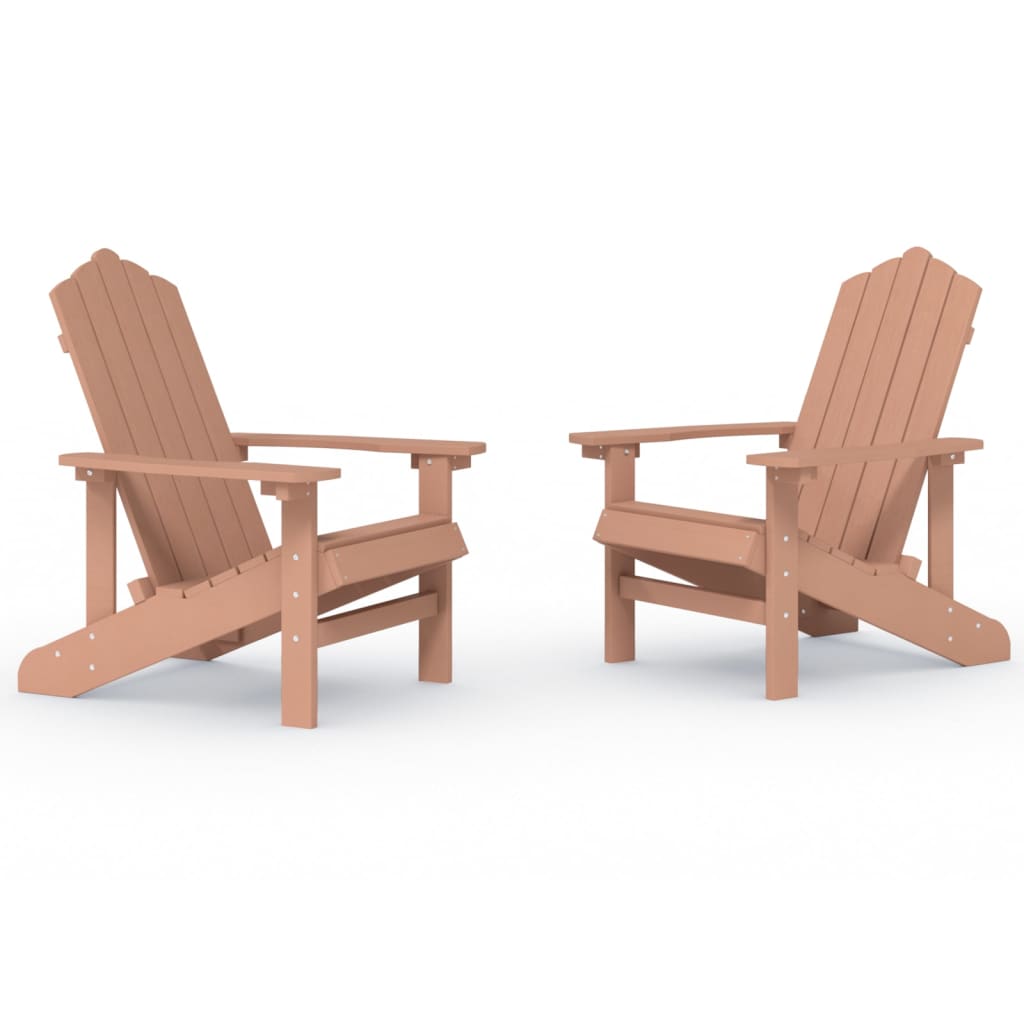 Tuinstoel Adirondack met tafel HDPE