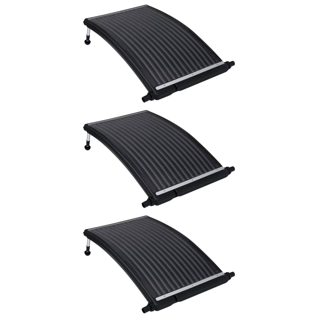 Zwembadverwarmingspaneel solar gebogen 110x65 cm