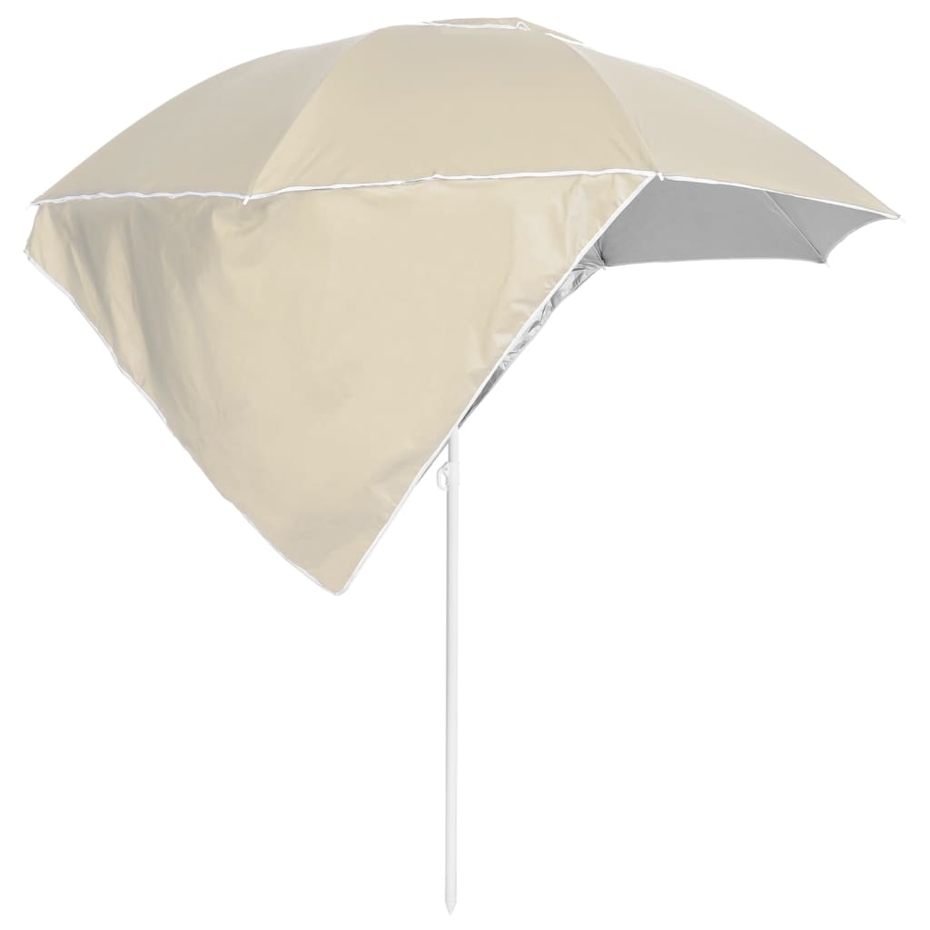 Strandparasol met zijwanden 215 cm