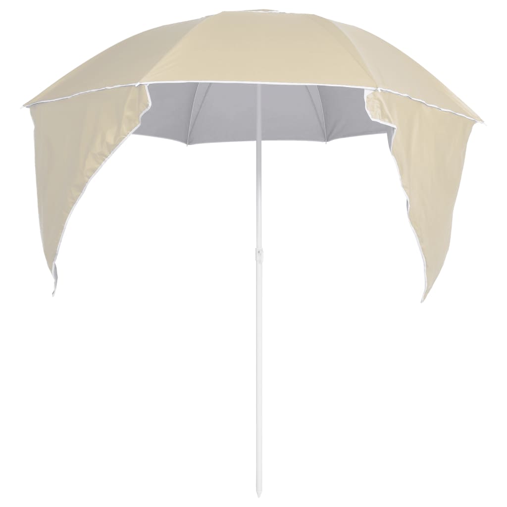 Strandparasol met zijwanden 215 cm