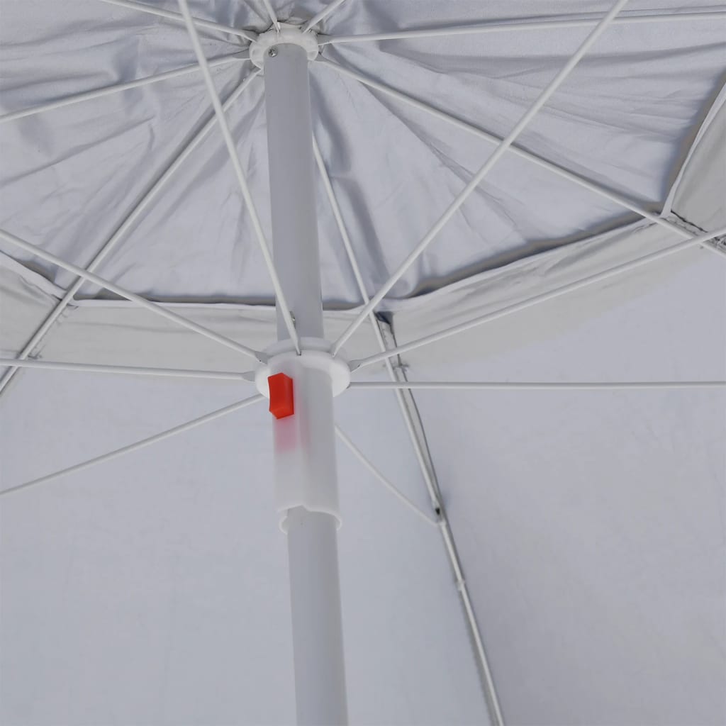 Strandparasol met zijwanden 215 cm