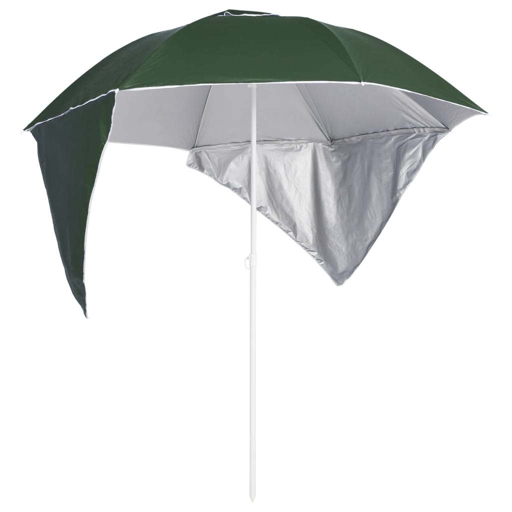 Strandparasol met zijwanden 215 cm