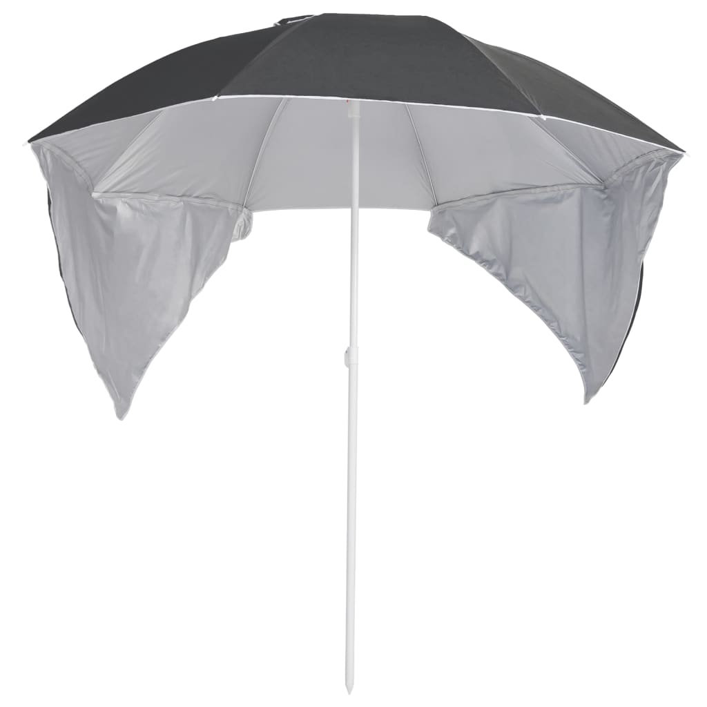 Strandparasol met zijwanden 215 cm