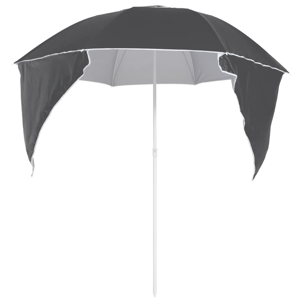 Strandparasol met zijwanden 215 cm