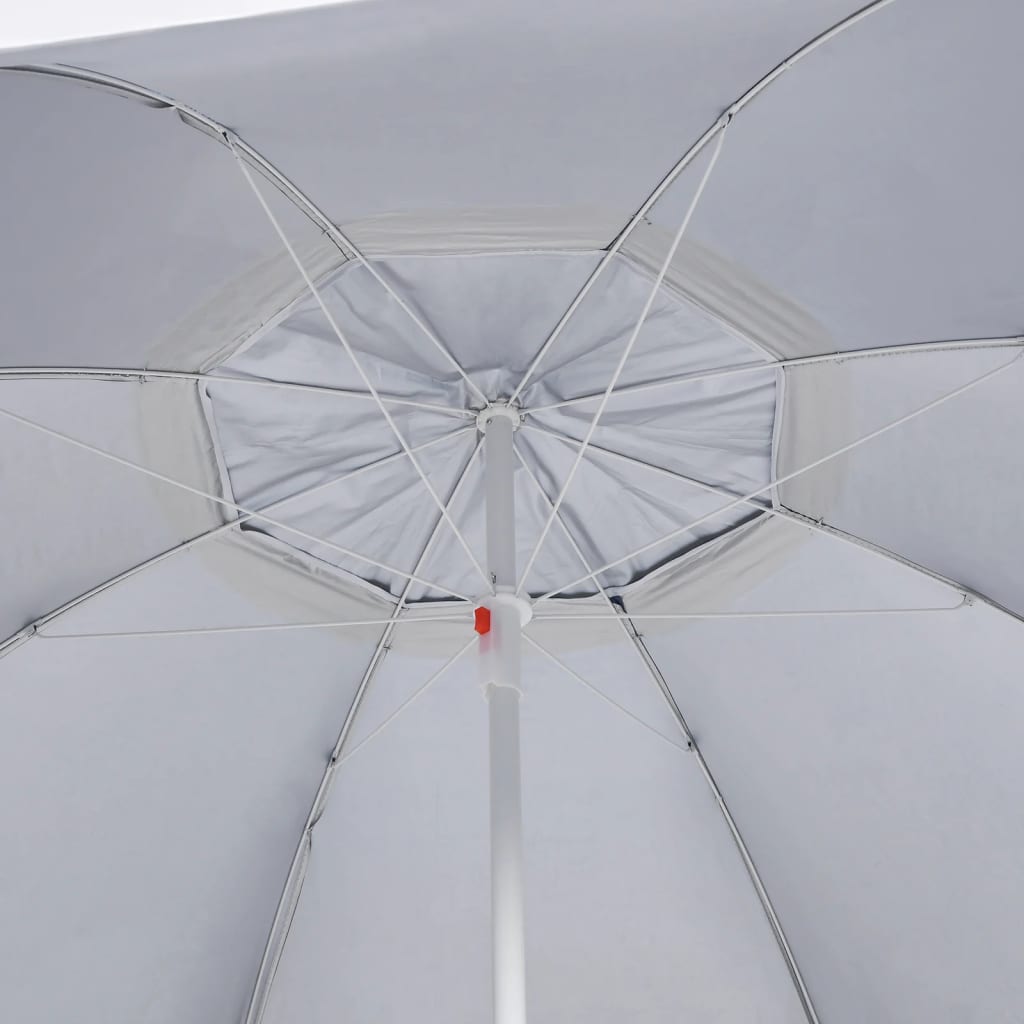 Strandparasol met zijwanden 215 cm