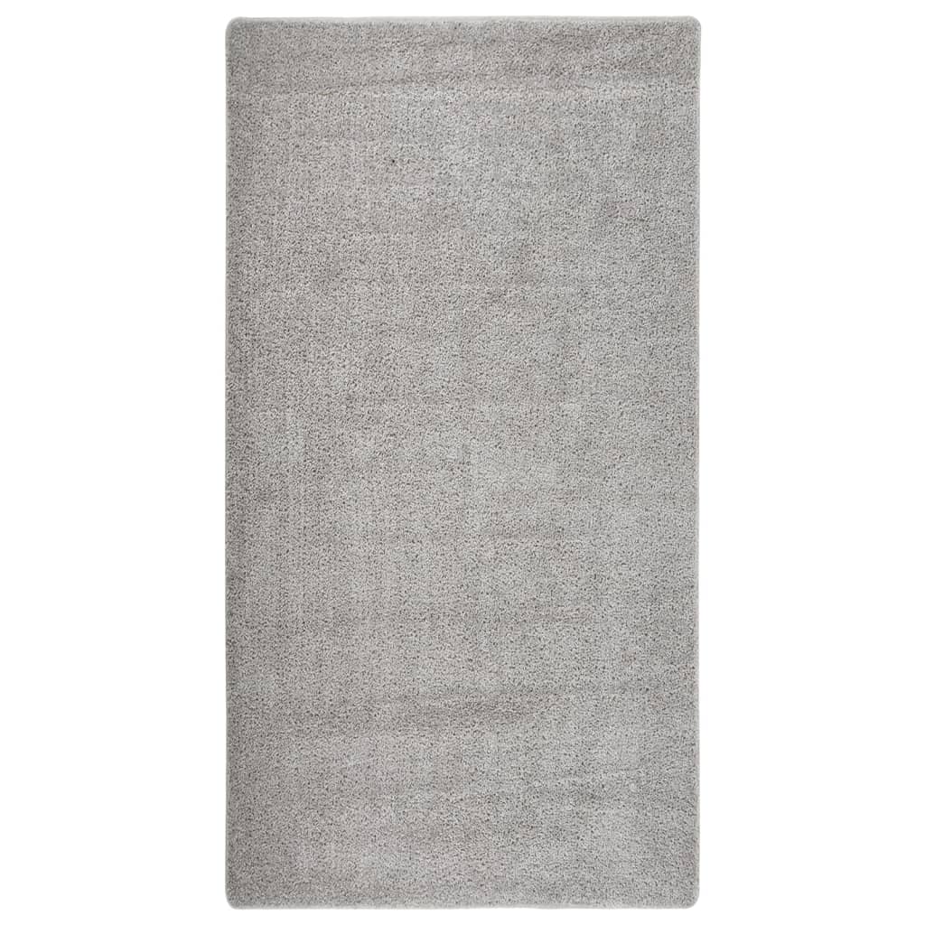 Vloerkleed shaggy anti-slip 200x290 cm donkergrijs