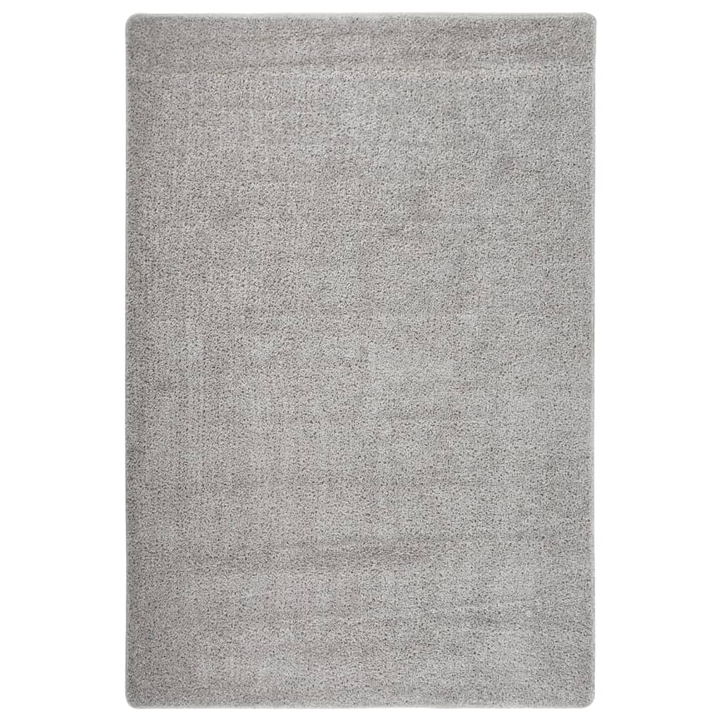 Vloerkleed shaggy anti-slip 200x290 cm donkergrijs