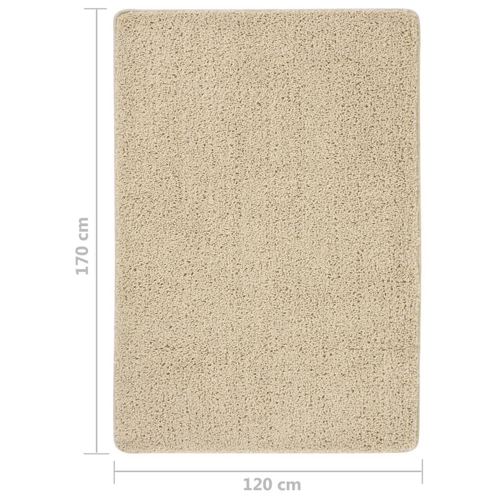 Vloerkleed shaggy anti-slip 200x290 cm donkergrijs