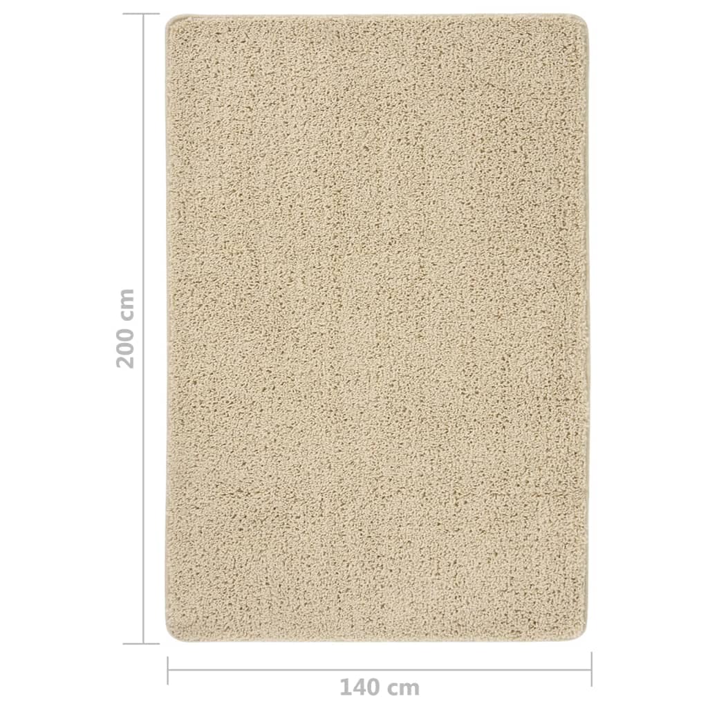 Vloerkleed shaggy anti-slip 200x290 cm donkergrijs