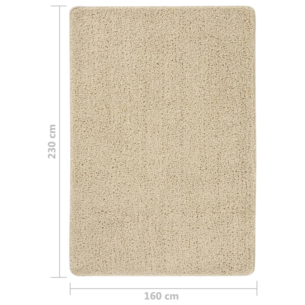 Vloerkleed shaggy anti-slip 200x290 cm donkergrijs