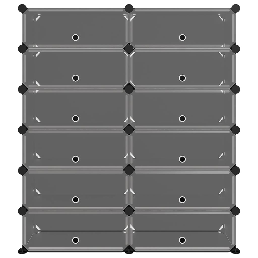 Schoenenrek 94x37x125 cm polypropeen