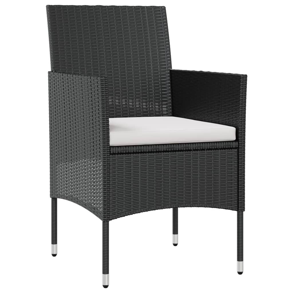 8-delige Loungeset met kussens poly rattan