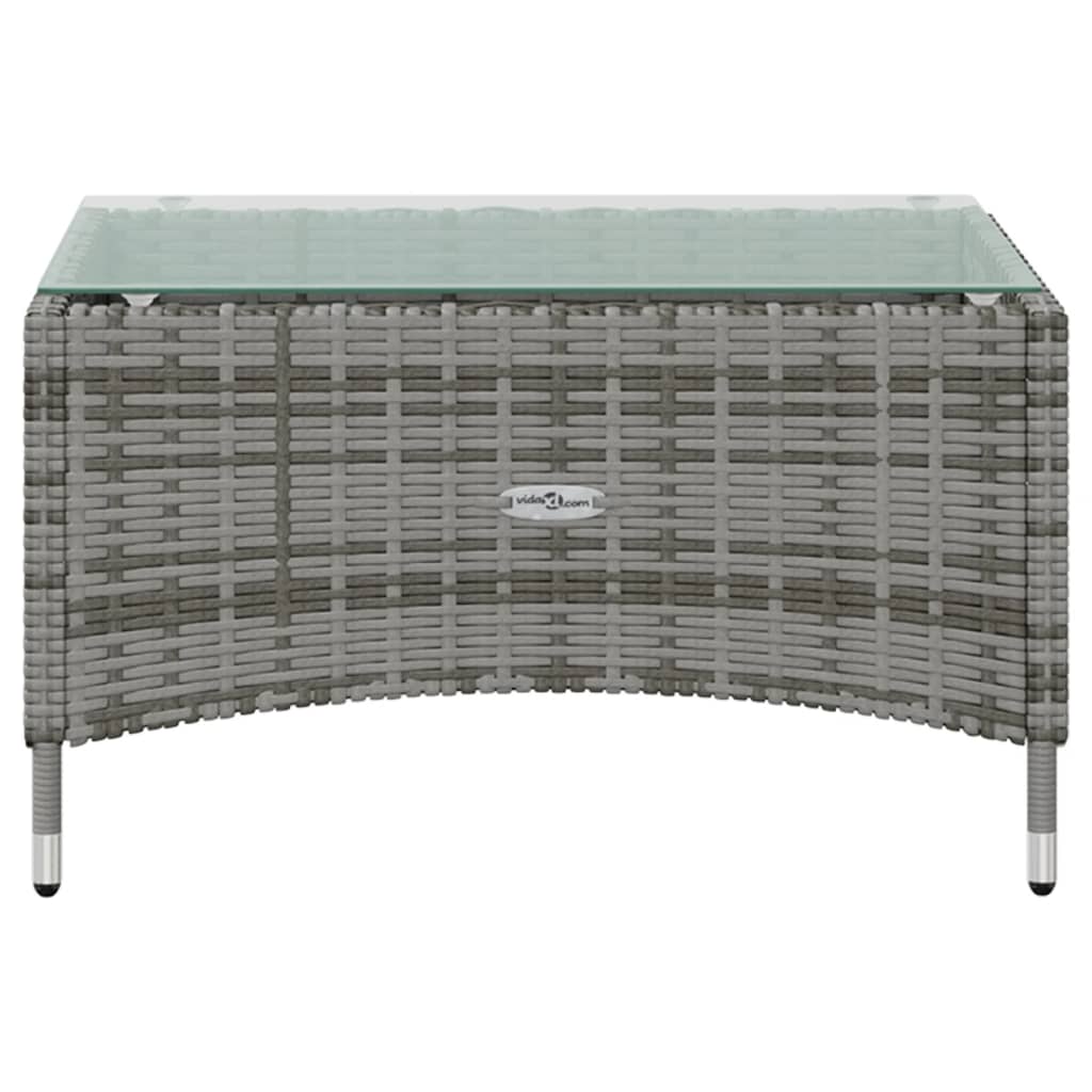 8-delige Loungeset met kussens poly rattan