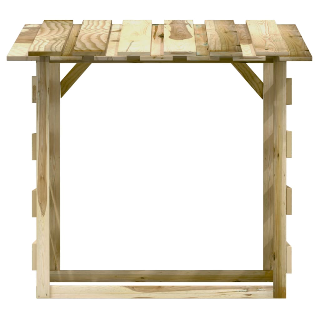 Pergola met dak 100x90x200 cm geïmpregneerd grenenhout