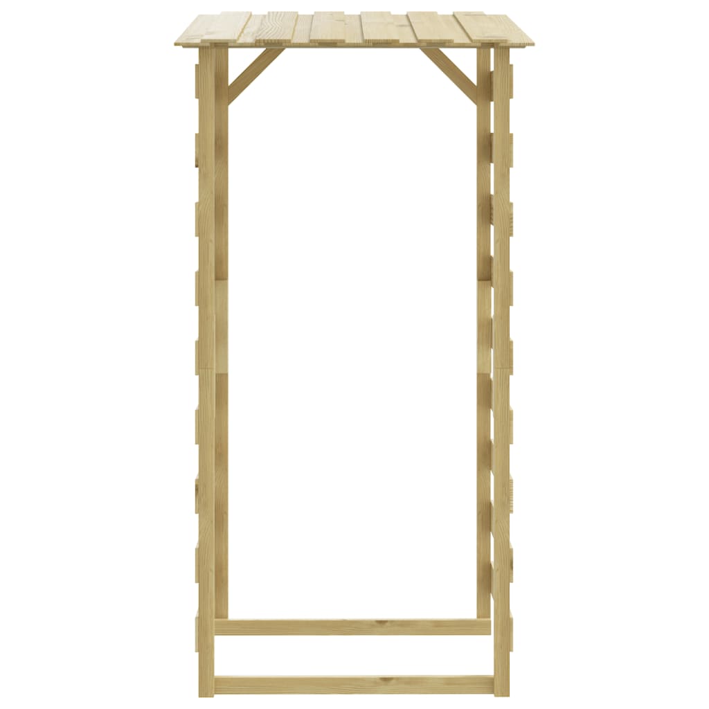 Pergola met dak 100x90x200 cm geïmpregneerd grenenhout