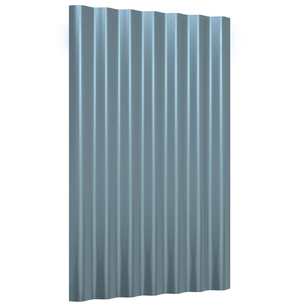 Dakpanelen 36 st 80x36 cm gepoedercoat staal