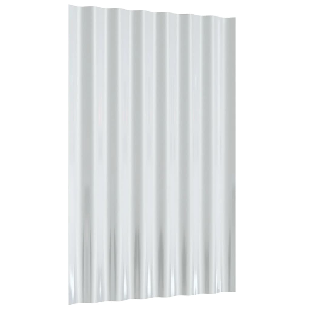 Dakpanelen 36 st 80x36 cm gepoedercoat staal