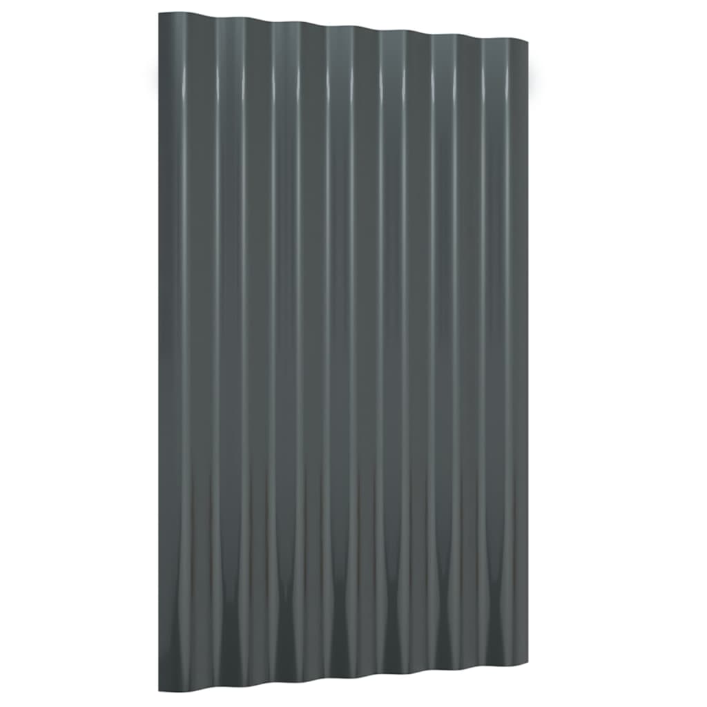 Dakpanelen 36 st 80x36 cm gepoedercoat staal