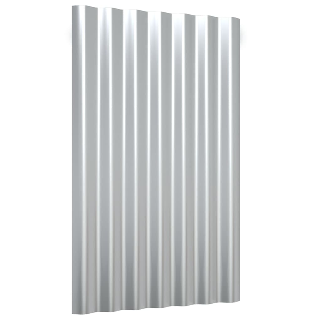 Dakpanelen 36 st 80x36 cm gepoedercoat staal