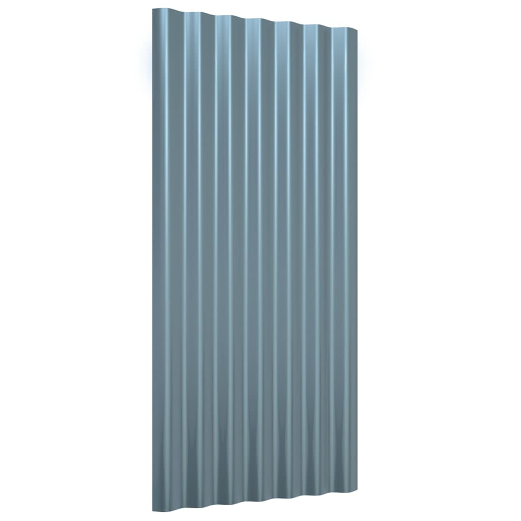 Dakpanelen 36 st 80x36 cm gepoedercoat staal