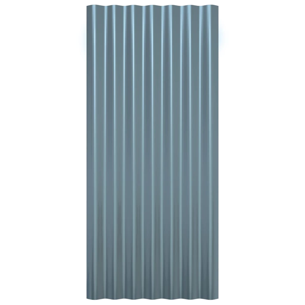 Dakpanelen 36 st 80x36 cm gepoedercoat staal