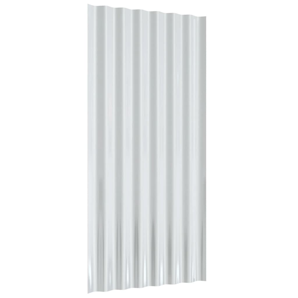 Dakpanelen 36 st 80x36 cm gepoedercoat staal