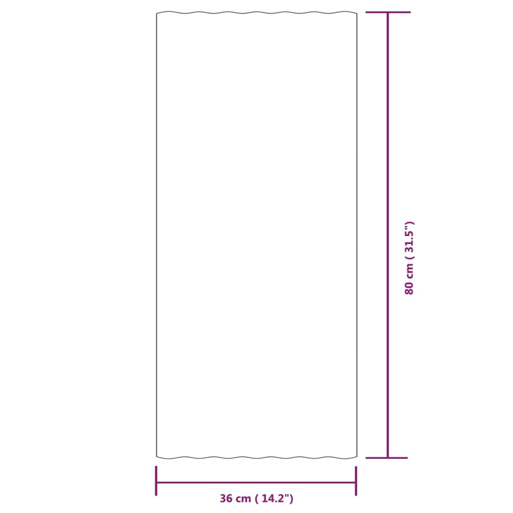 Dakpanelen 36 st 80x36 cm gepoedercoat staal