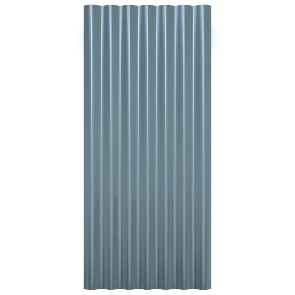 Dakpanelen 36 st 80x36 cm gepoedercoat staal