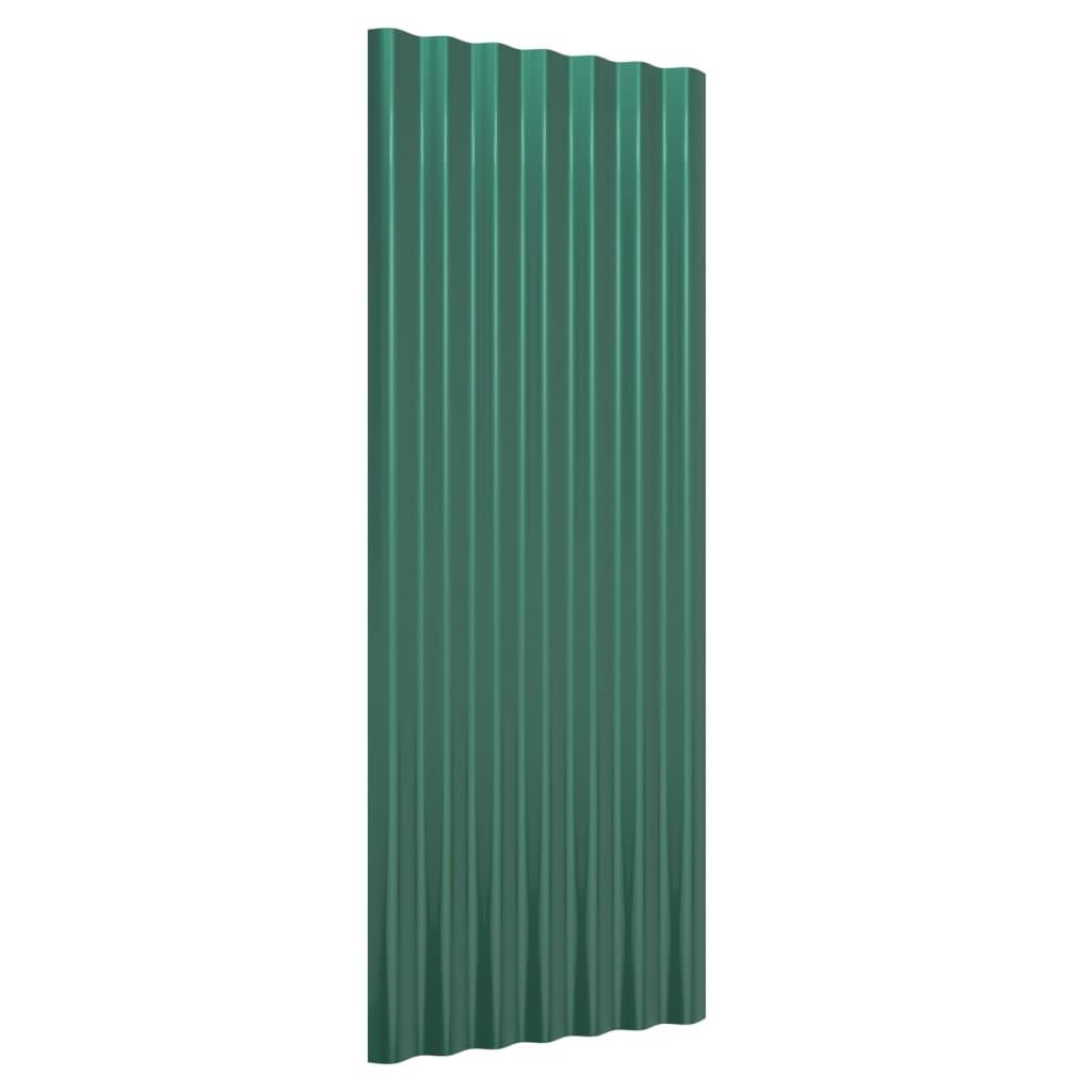 Dakpanelen 36 st 80x36 cm gepoedercoat staal