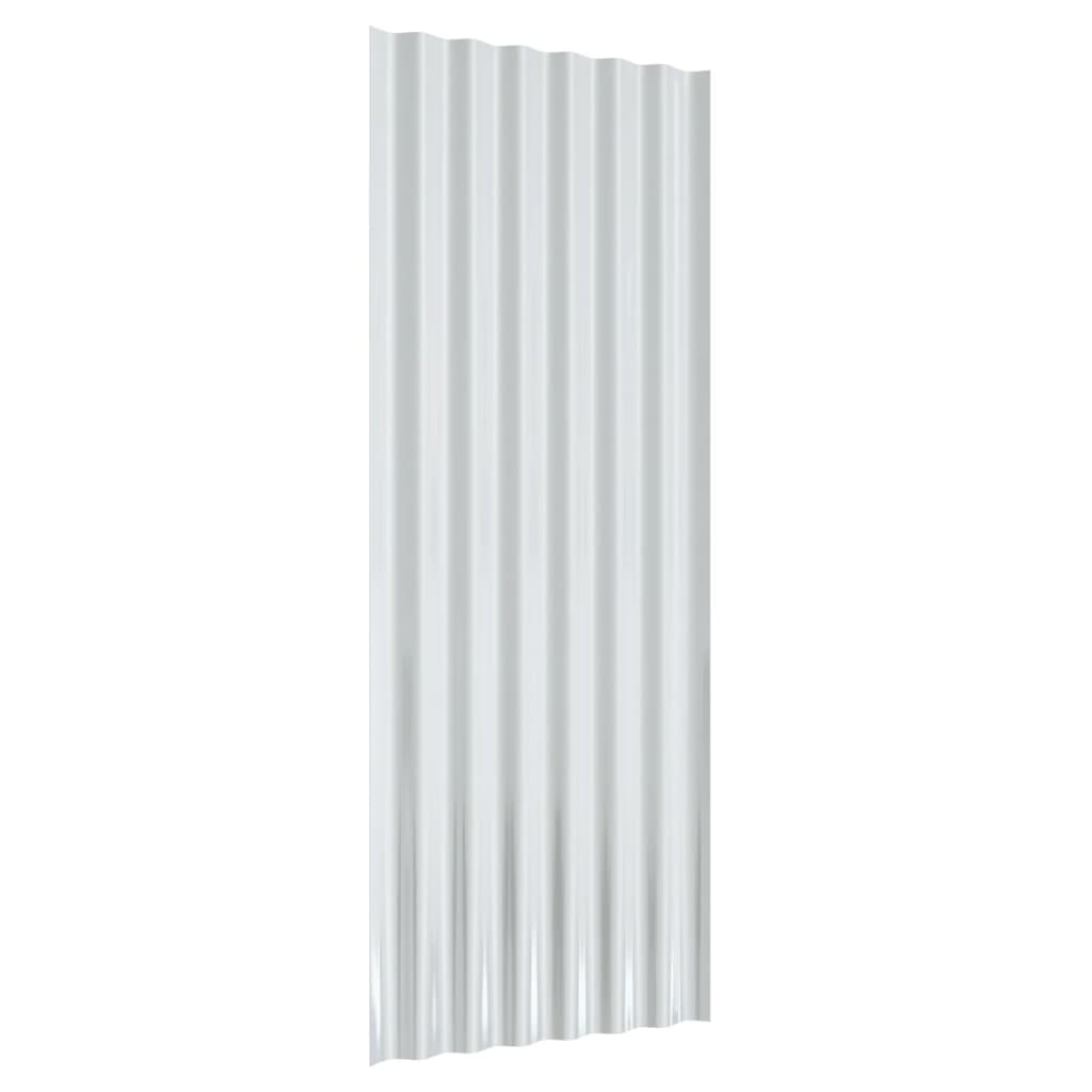 Dakpanelen 36 st 80x36 cm gepoedercoat staal